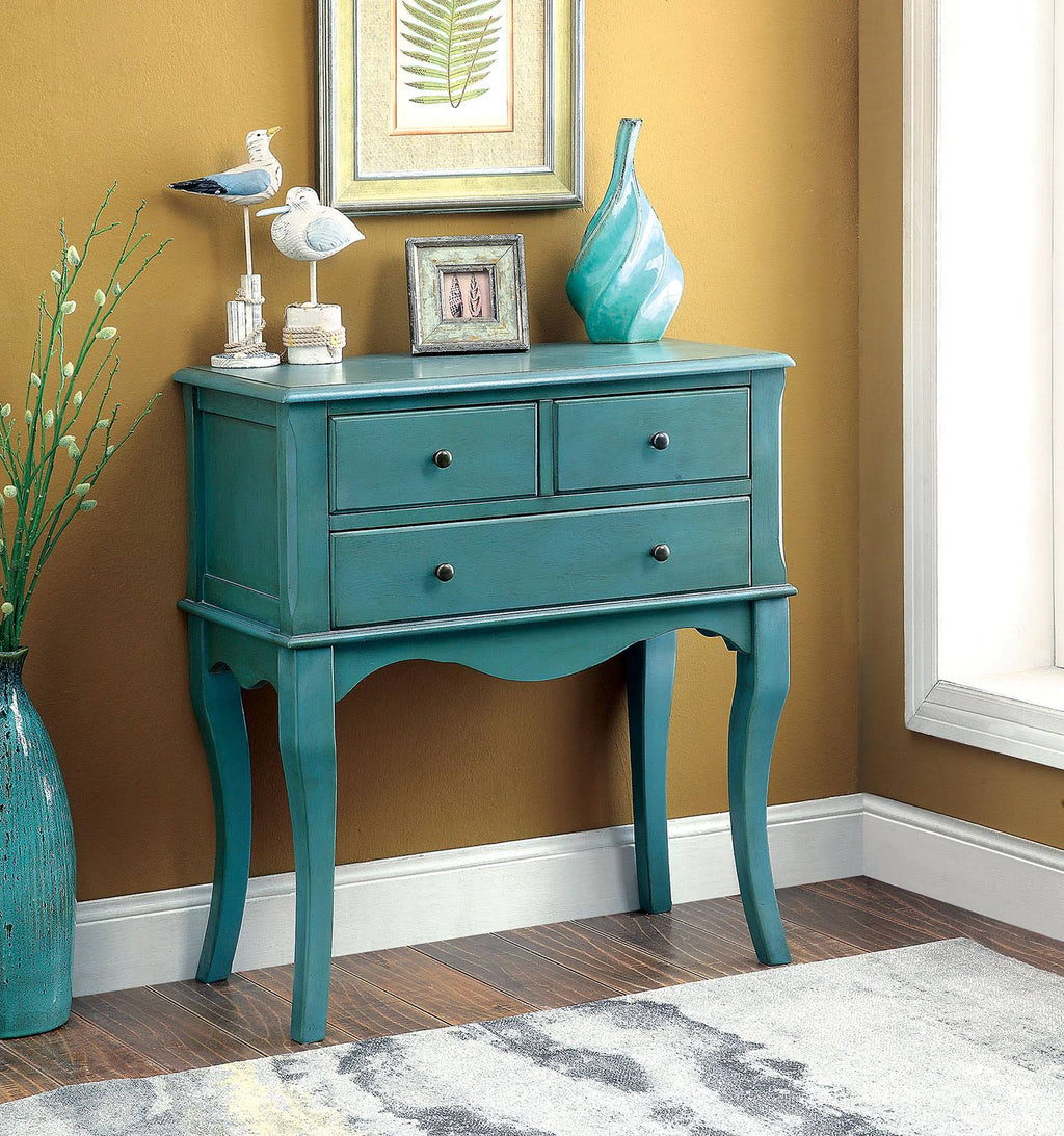 Antique Teal Hallway Cabinet G87175