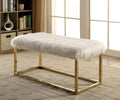 White Contemporary Large Bench C892