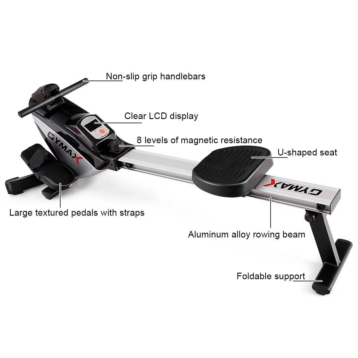 Folding Magnetic Rowing Machine V36072