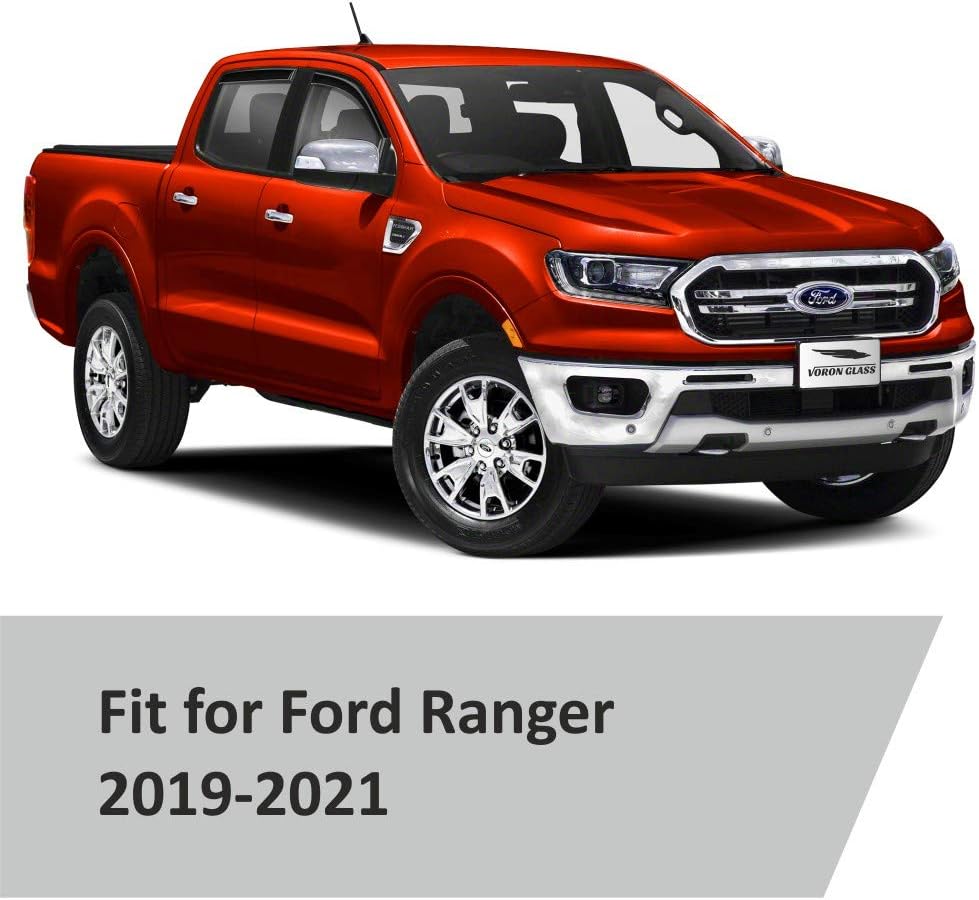 4 Pieces In-Channel Window Deflectors for Trucks B3606