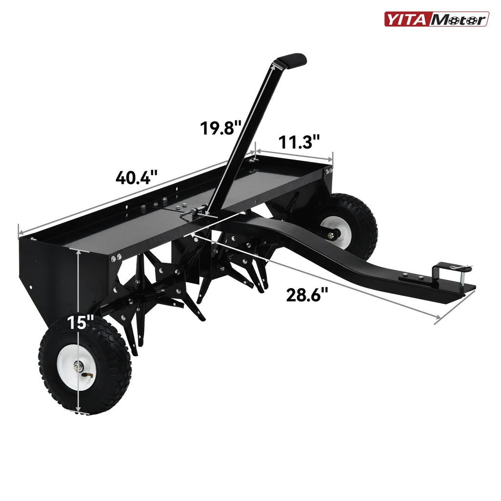 40" Tow Plug Lawn Aerator Steel X6034