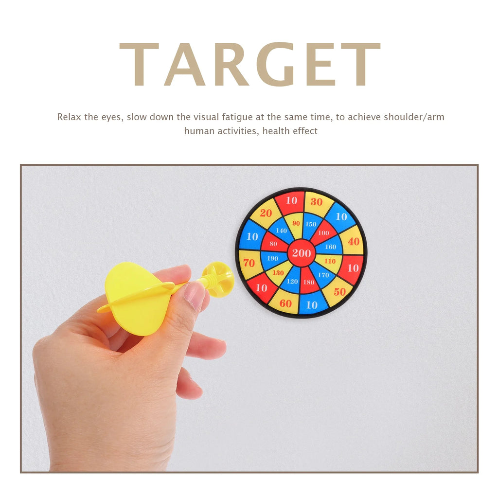 13Pcs Kids Sticky Balls Darts Board Toys E269638