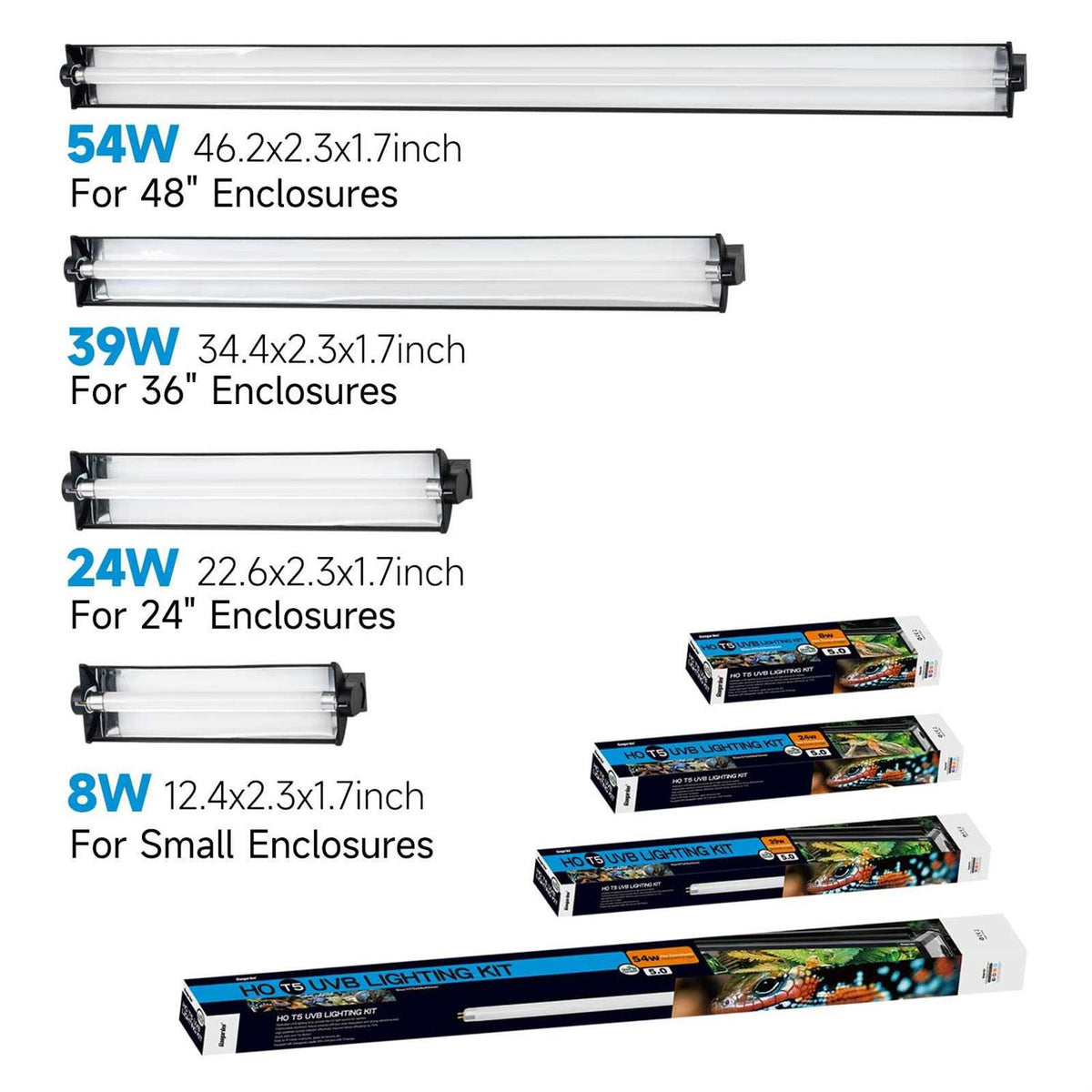 T5 HO UVB Lighting Combo Kit D937129