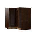 Assembled Corner Base Kitchen Cabinet in Espresso F69616