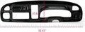 Instrument Cluster Bezel w/Vents for Dodge 98-02 Ram 1500 2500 3500 Pack of 2 C53277