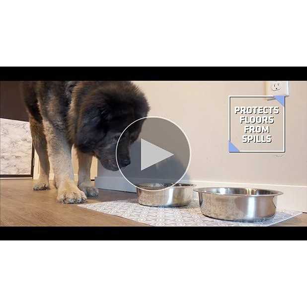 Pet Bowl Placemat Dog & Cat Food Feeding Mat F8232