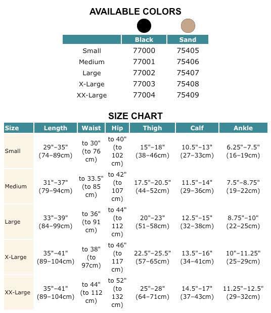 20-30 mmHg Pantyhose - Sand - 2XL H85233