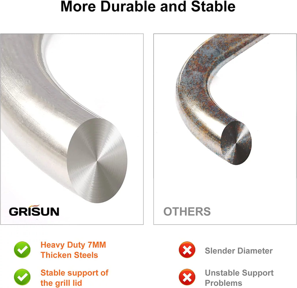 Slide a Side Lid Holder for Charcoal Kettle Grills A893671