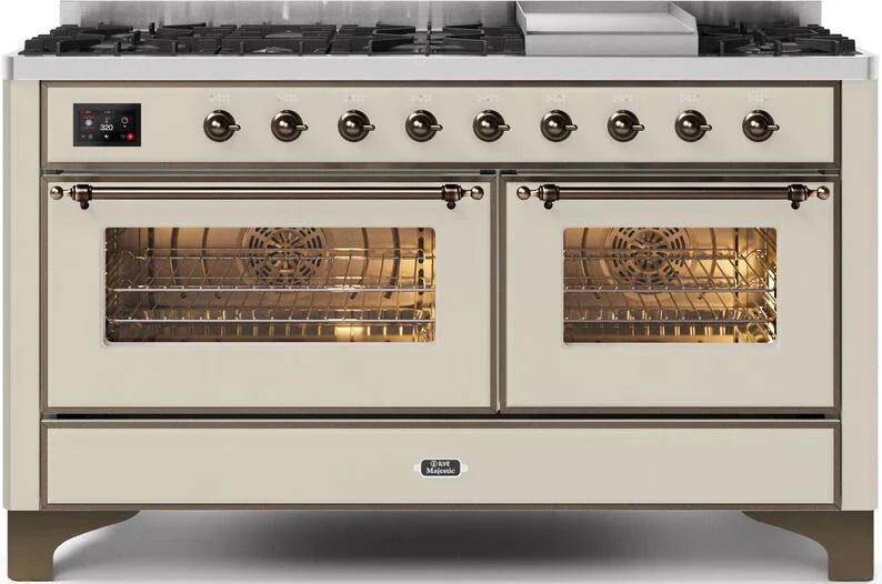 Antique White Dual Fuel Propane Gas Range Q980425