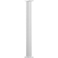 8x22 x 9& Round Shaft Aluminum Column, 2 Halves Included C61145