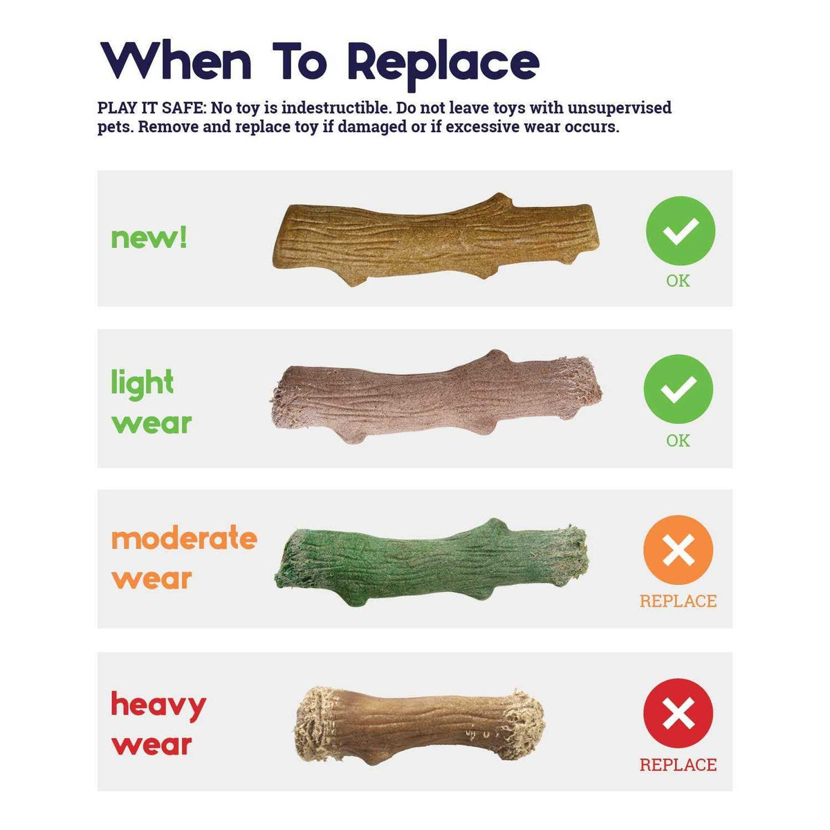 Dogwood Stick Dog Toy P324