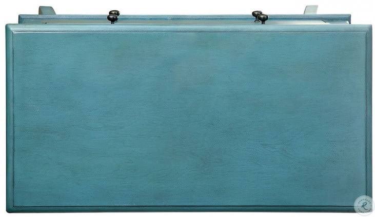 Antique Teal Hallway Cabinet G87175