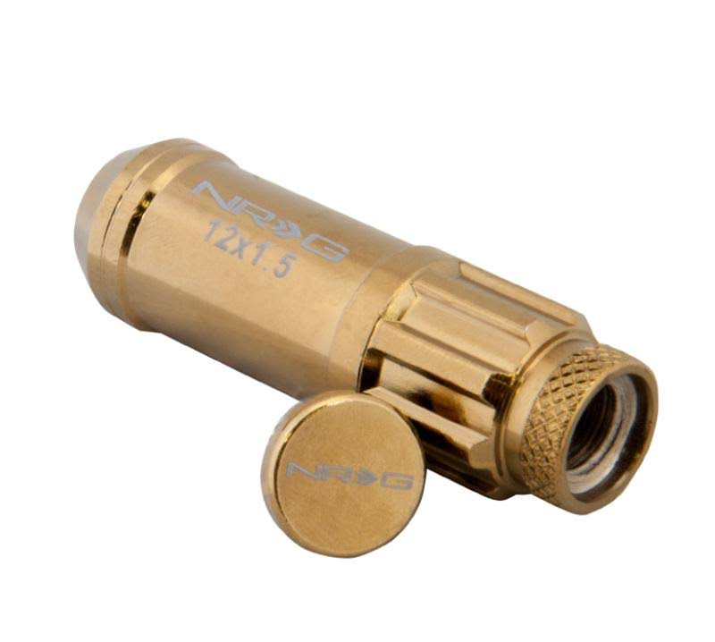 21 PC Chrome Gold Steel Lug Nut Set L293050
