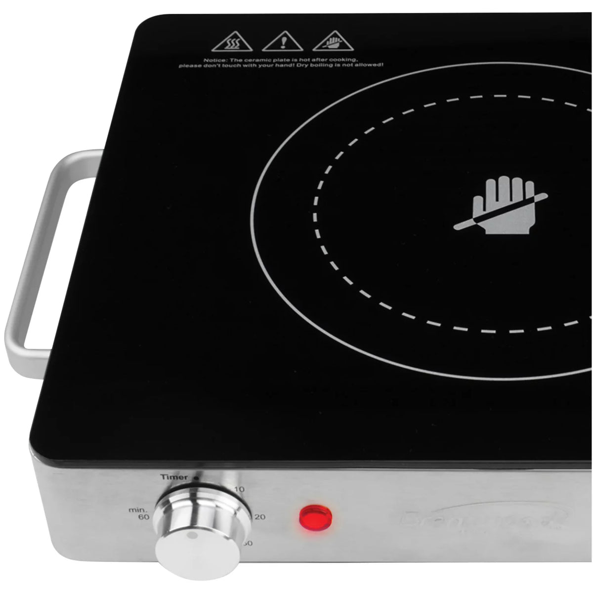 1200 Watt Single Infrared Electric Countertop Burner T1989