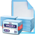 Disposable Underpads 50-Pack 23x36 Absorbent Leak Proof Bed Pads A694221