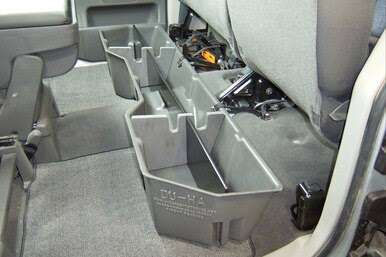 Under Seat Storage Case Black P24085