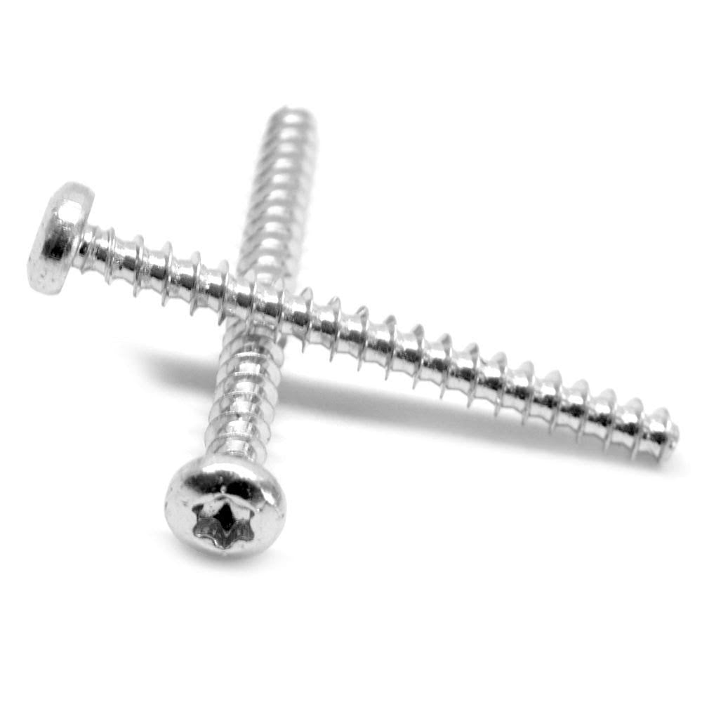 6 Lobe Pan Head Thread Rolling Screw Low Carbon Steel Zinc Plated Pk 10000 G655