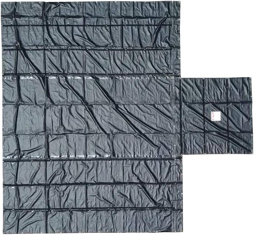 Black Combination Lumber Tarp 24x27 (8' Drop) R4737