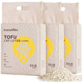 Tofu Cat Litter Clumping Dust Free Unscented Flushable Lightweight Low Tracking W2075