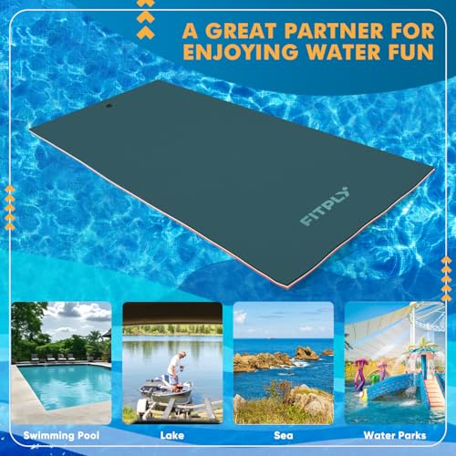 11.5 Ft Floating Mat, 3-Layer XPE Foam Pad Q41471