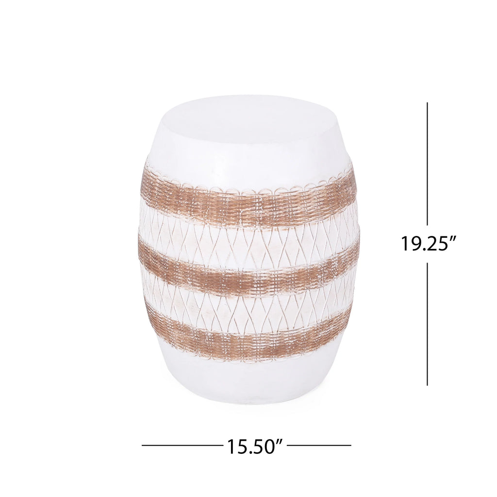 Lightweight Concrete Outdoor Side Table Y316