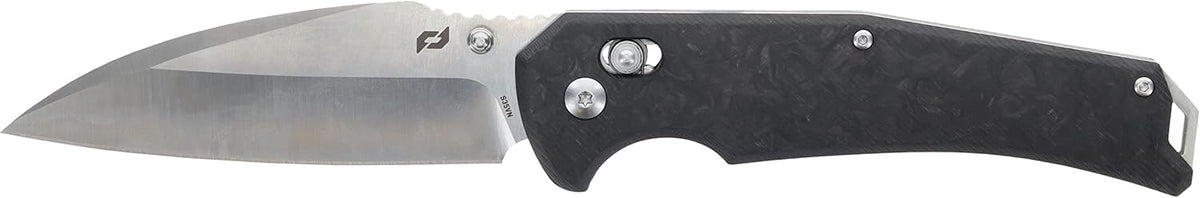 8.75in S35VN Steel Blade Folder with Forged Carbon Fiber Handle B238