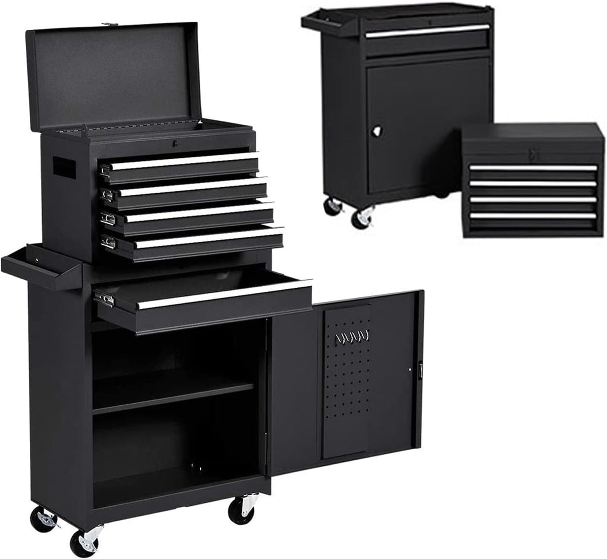 5-Drawer Rolling Tool Chest with Lockable Drawers V8209