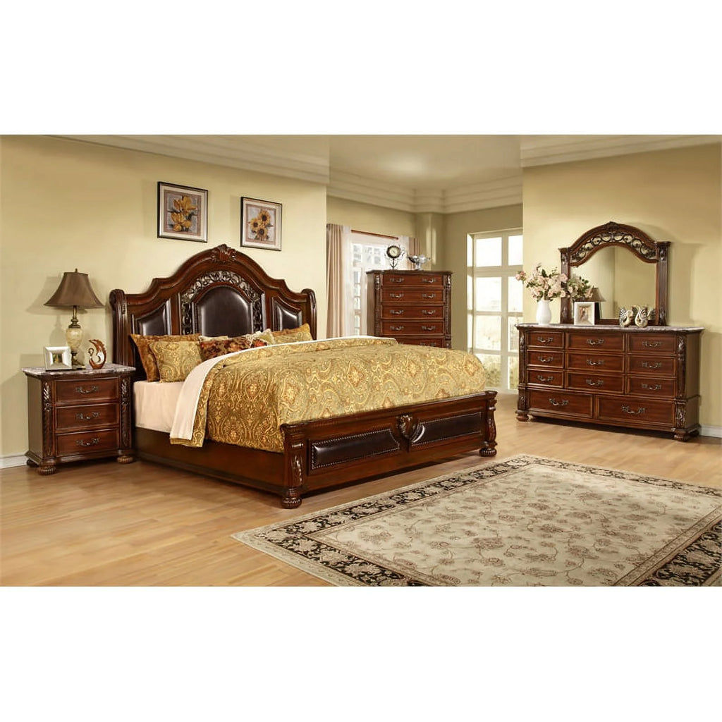 Cherry Wood Queen Bedroom Set X285973