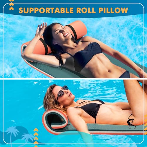 11.5 Ft Floating Mat, 3-Layer XPE Foam Pad Q41471