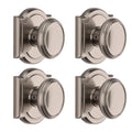 Satin Nickel Hall/Closet Door Knob (4-Pack) C840