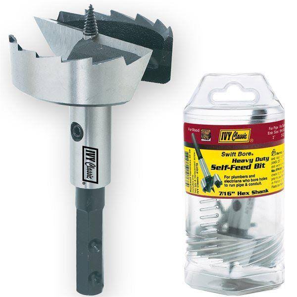 2-9/16 x 5-Inch Heavy-Duty Self-Feed Bit, High-Speed Steel C41054