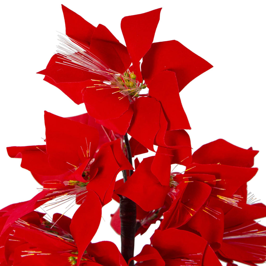 Red Poinsettia Christmas Tree N75224
