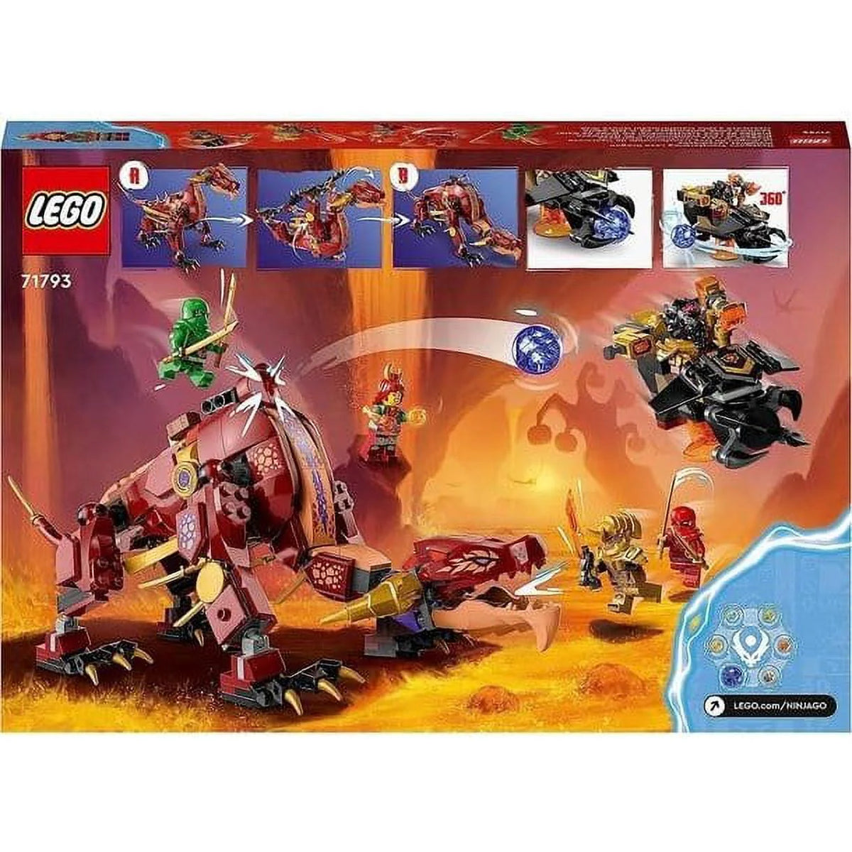 Transforming Lava Dragon R5723