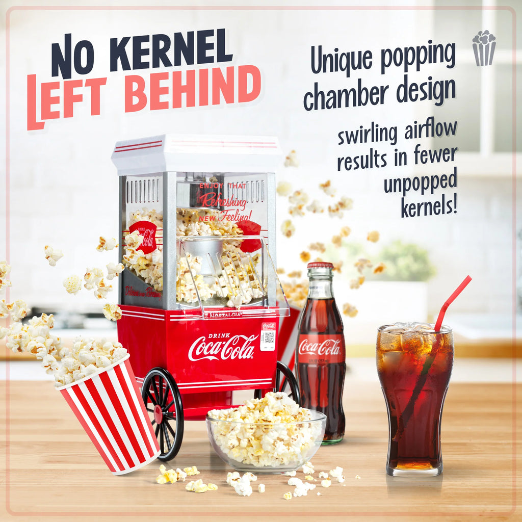 Coca-Cola 12-Cup Hot Air Popcorn Maker Z461