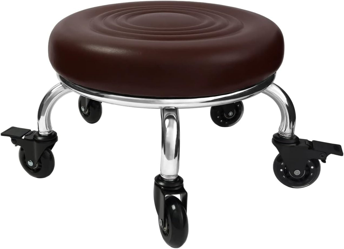 Heavy Duty Rolling Stool with Swivel Caster Wheels S94897