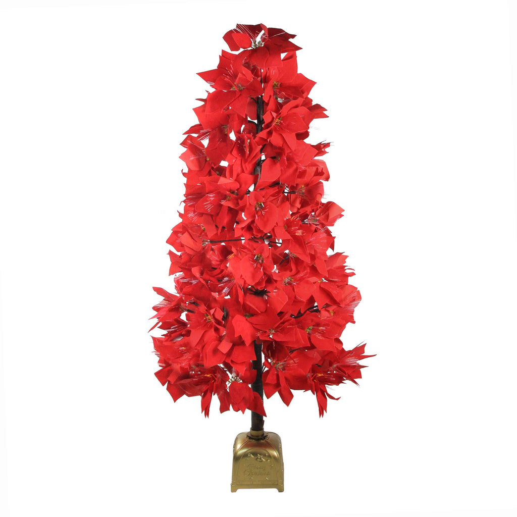Red Poinsettia Christmas Tree N75224