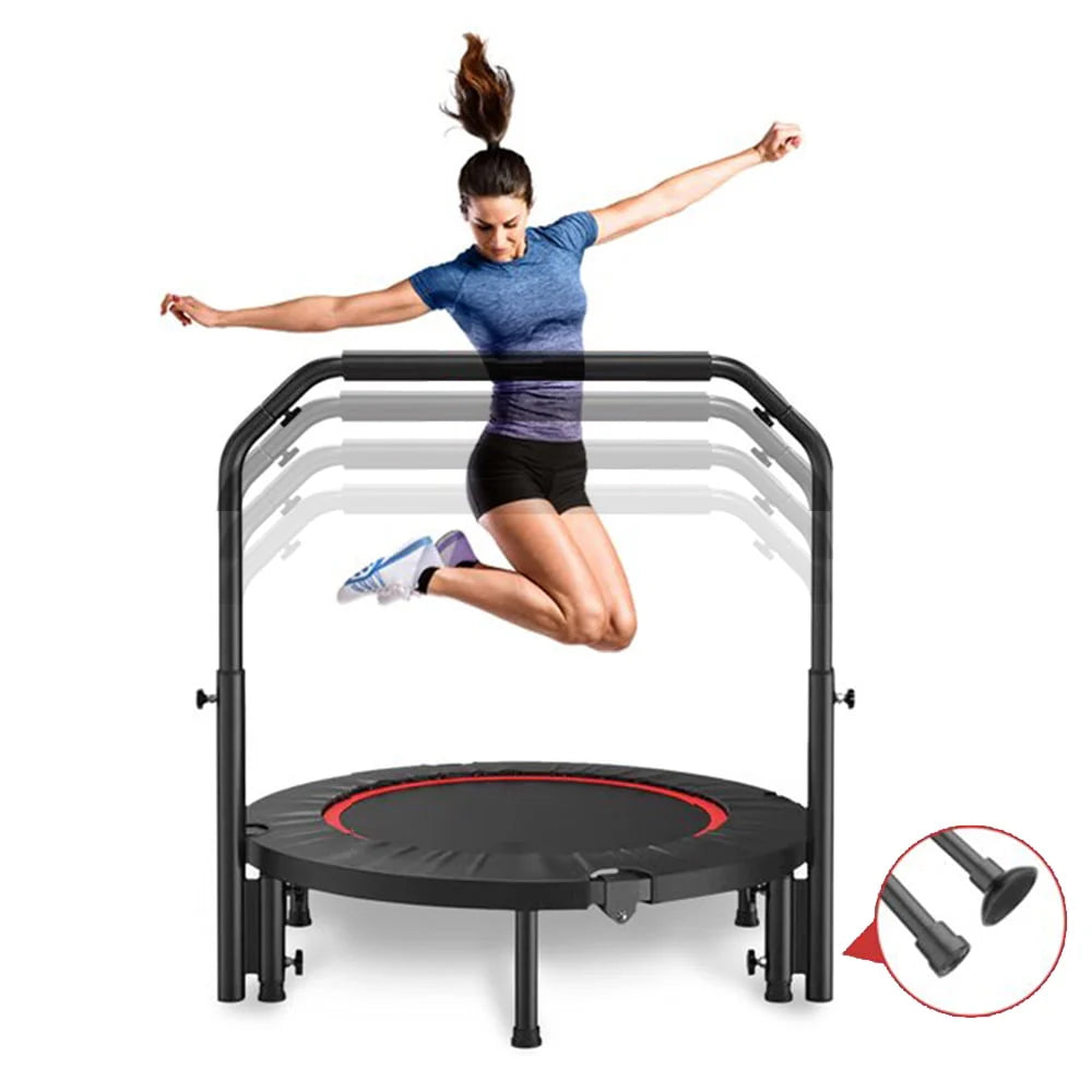 40 Fitness Mini Trampoline with Adjustable Handle J9838