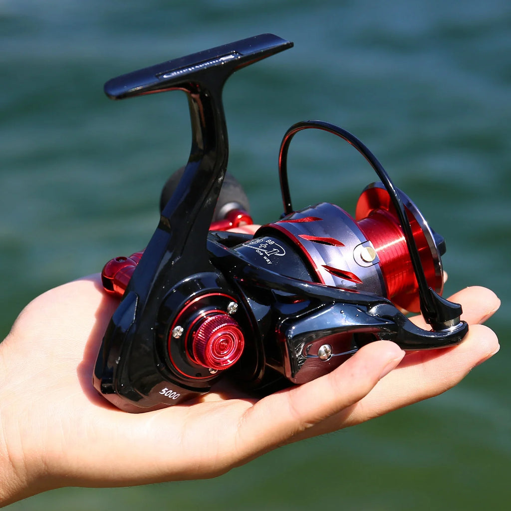 Ultra Smooth Spinning Fishing Reel Lightweight Graphite Frame CNC Aluminum Spool D534964