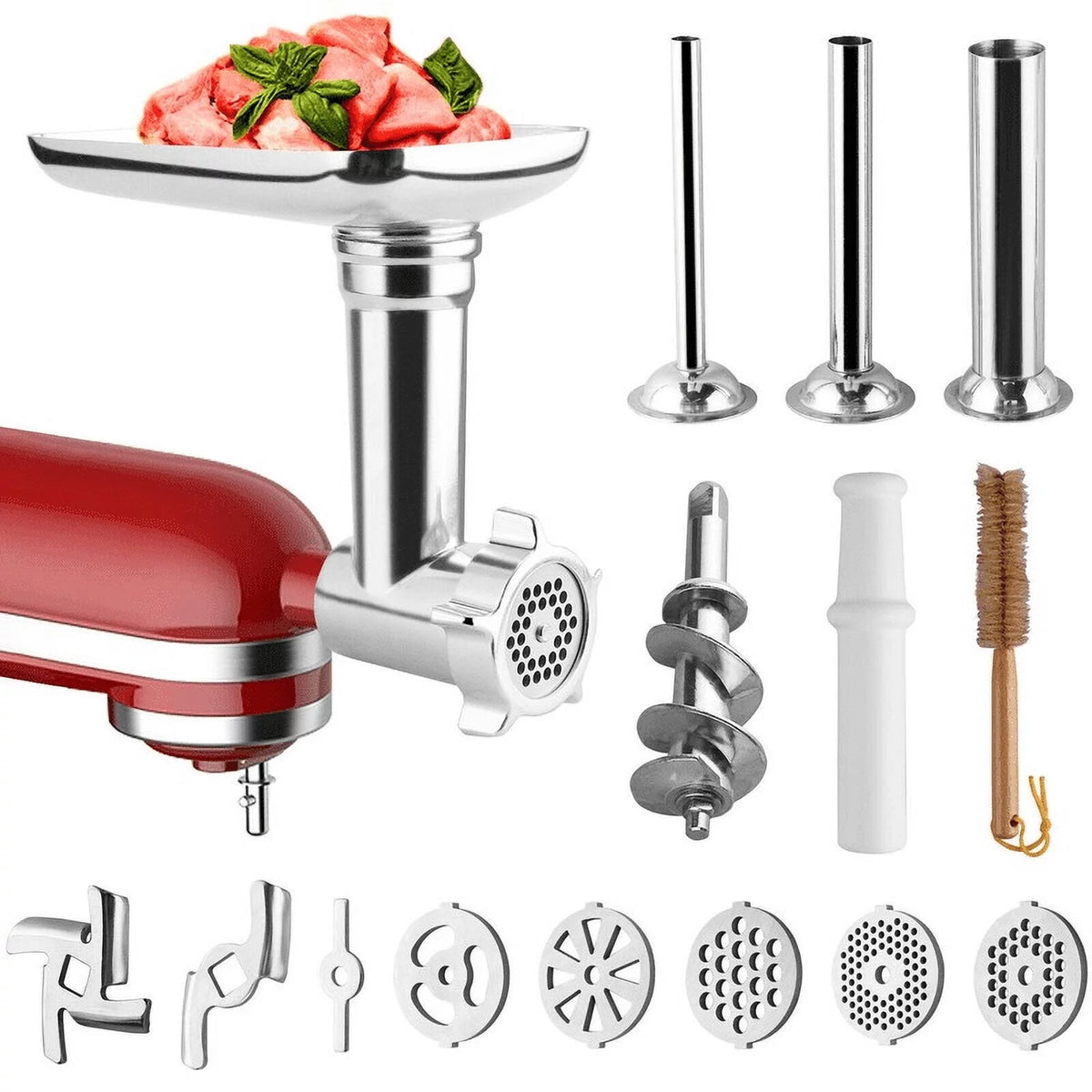 Stainless Steel Sausage Stuffer Attachment G961