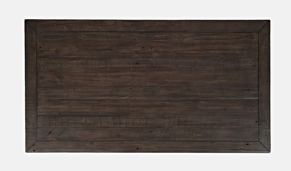 48" Rustic Reclaimed Pine 3 Drawer Coffee Table Y84638