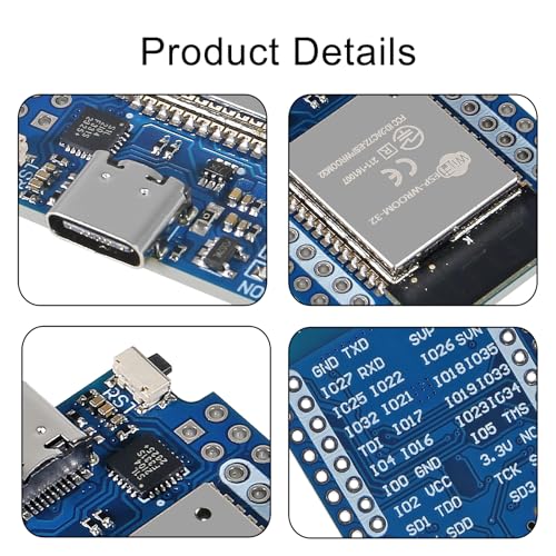 Type-C ESP32 WiFi Bluetooth Development Board 5pcs C372687