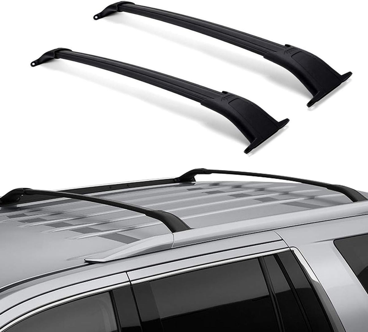 Black Roof Rack Cross Bars Q905961