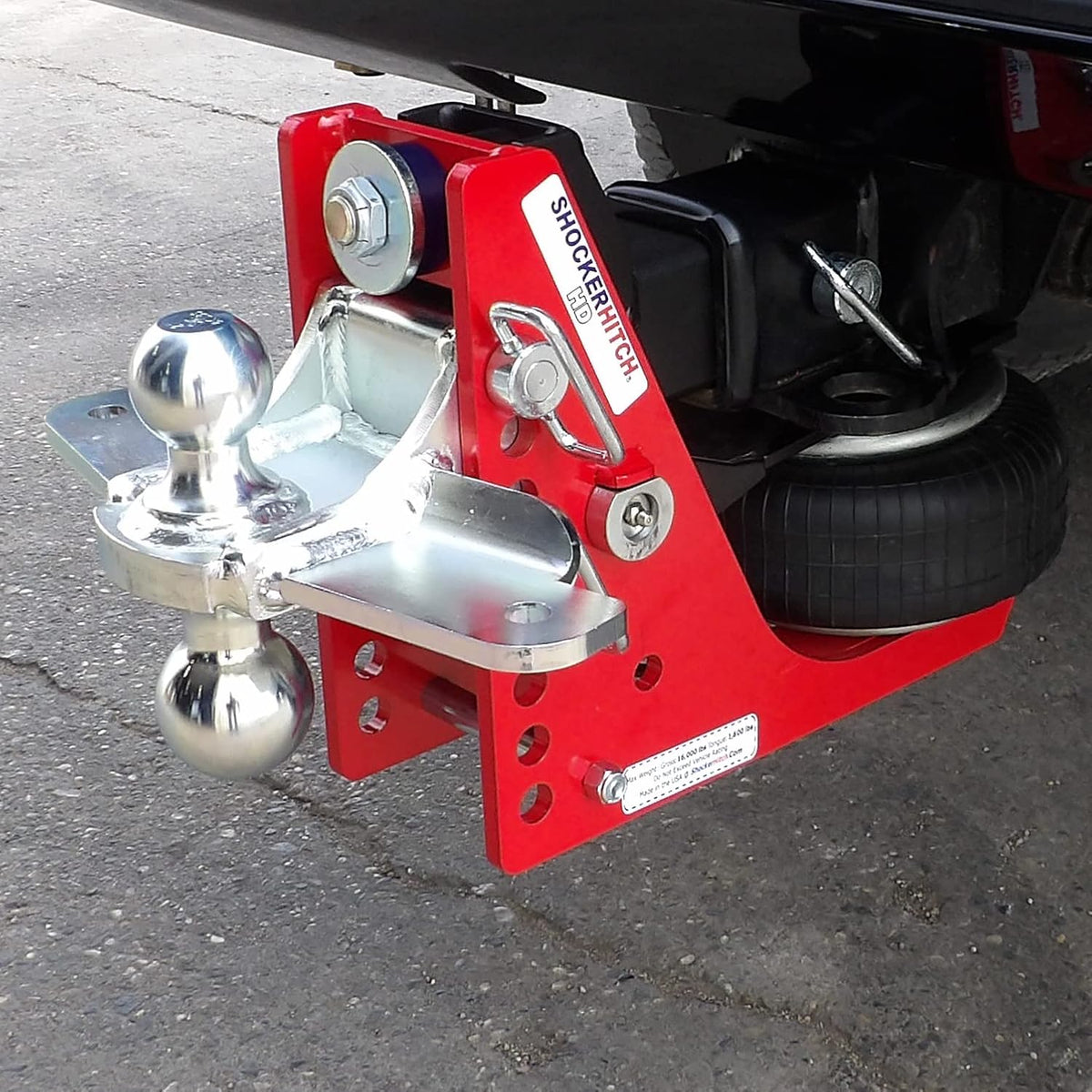 Air Hitch with Sway Control Combo Ball Mount, Fits 3" Hitch - 12,000 lbs Q84875