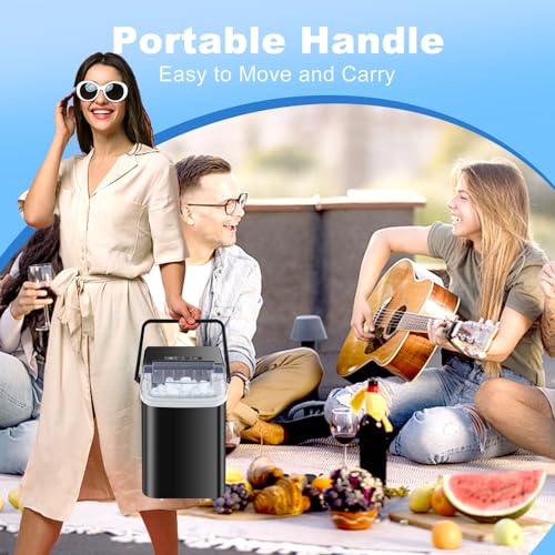Countertop Portable Ice Maker with Carry Handle Z26373