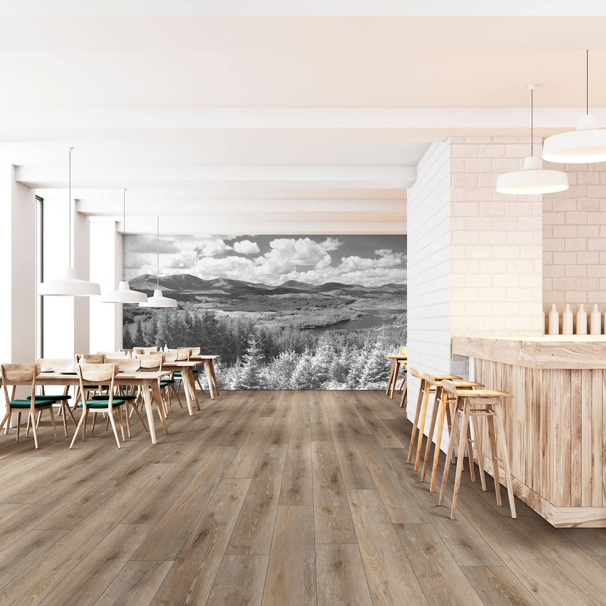 Capetown Maple Wide Embossed Flooring B3177