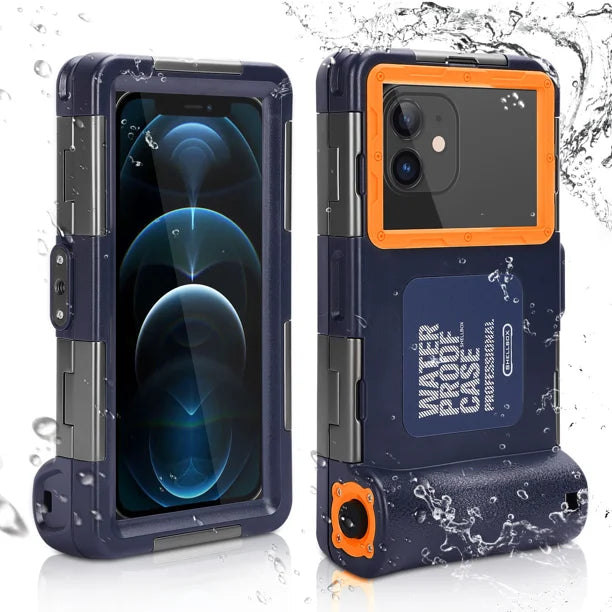 Waterproof UnderWater Case for Phones Up to 6.9 Inch with Lanyard N1974