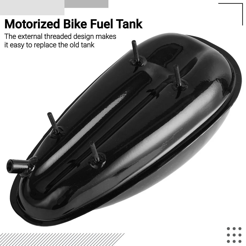 Black 2L Motorized Bike Fuel Tank S91572