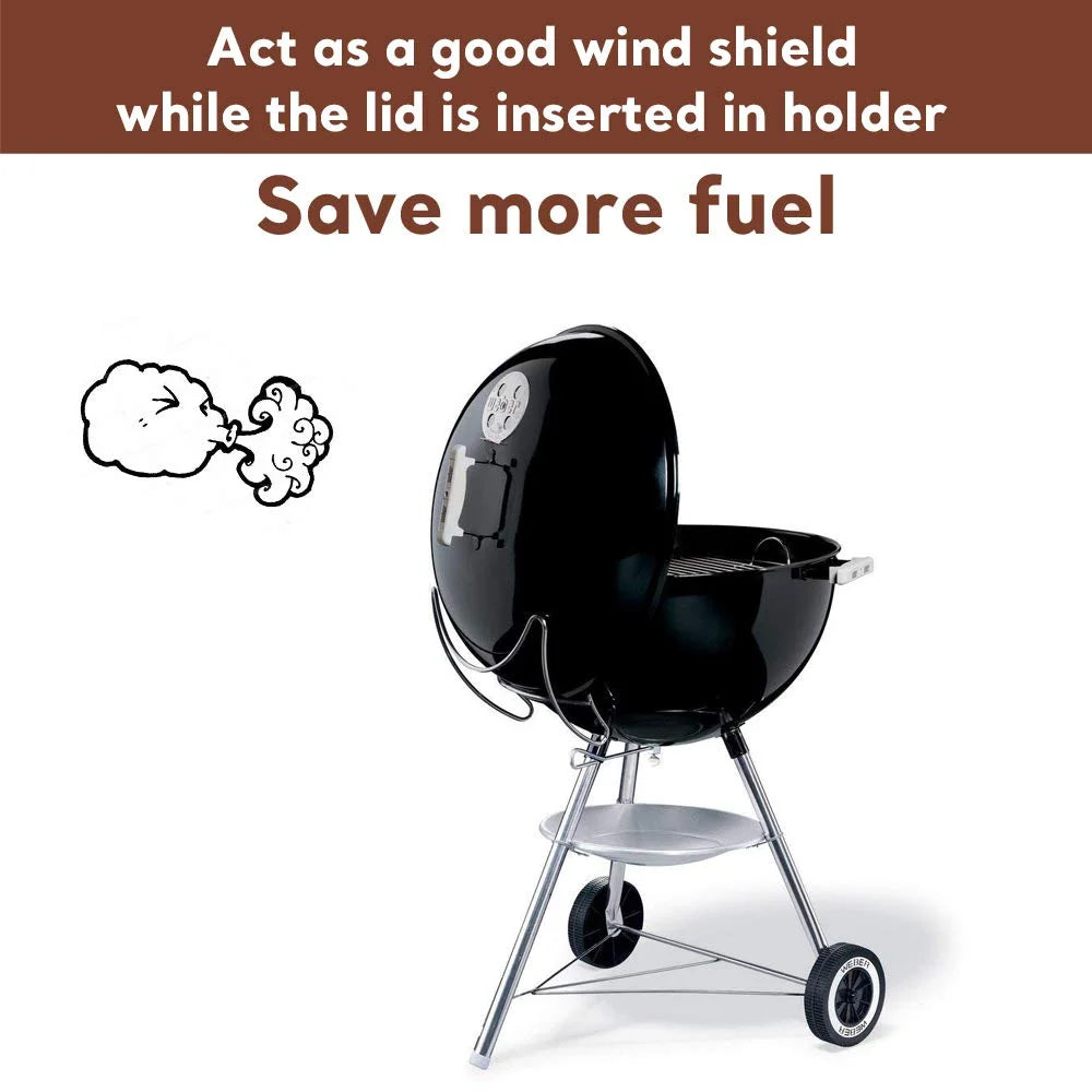 Slide a Side Lid Holder for Charcoal Kettle Grills A893671