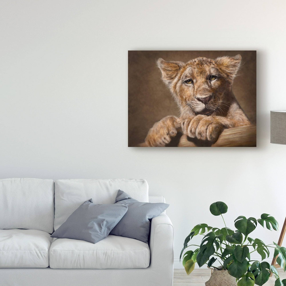 Lion Cub Canvas Art 18x24 T196346