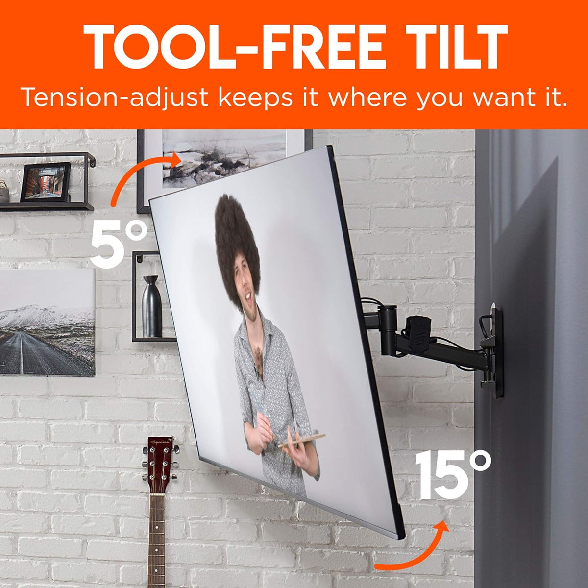 Swivel Full Motion TV Wall Mount for TVs Up to 60 V3915